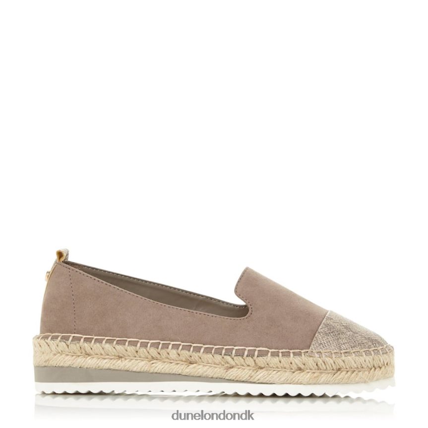 gavina tåkappe eva espadriller Dune London Kvinder taupe NXB060569
