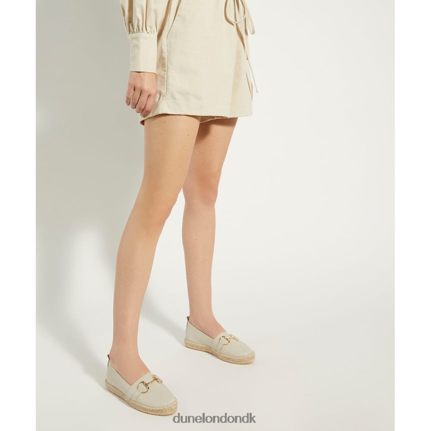 guavaer flade espadriller med snaffeltrim Dune London Kvinder hvid NXB060444