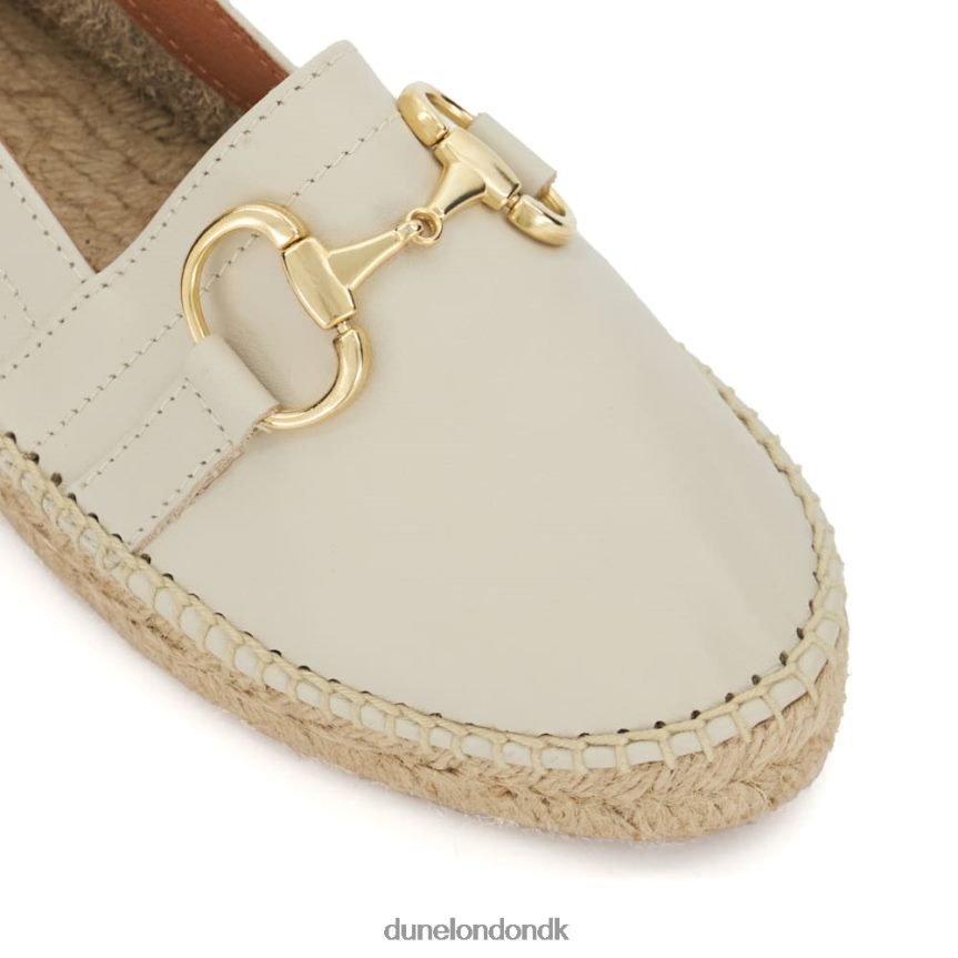 guavaer flade espadriller med snaffeltrim Dune London Kvinder hvid NXB060444