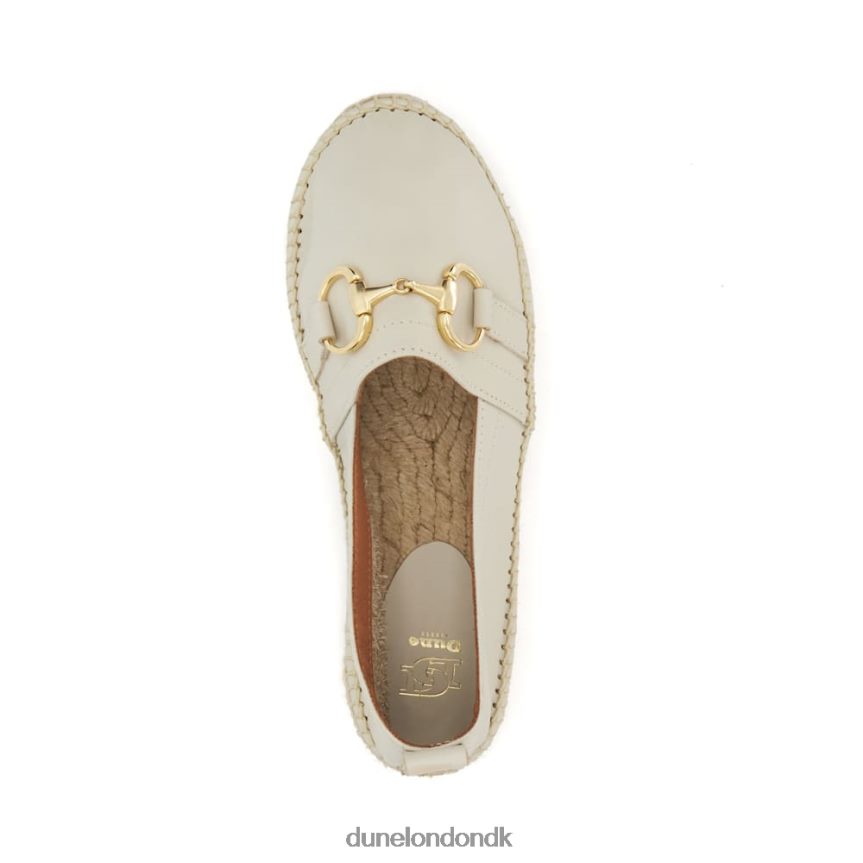 guavaer flade espadriller med snaffeltrim Dune London Kvinder hvid NXB060444