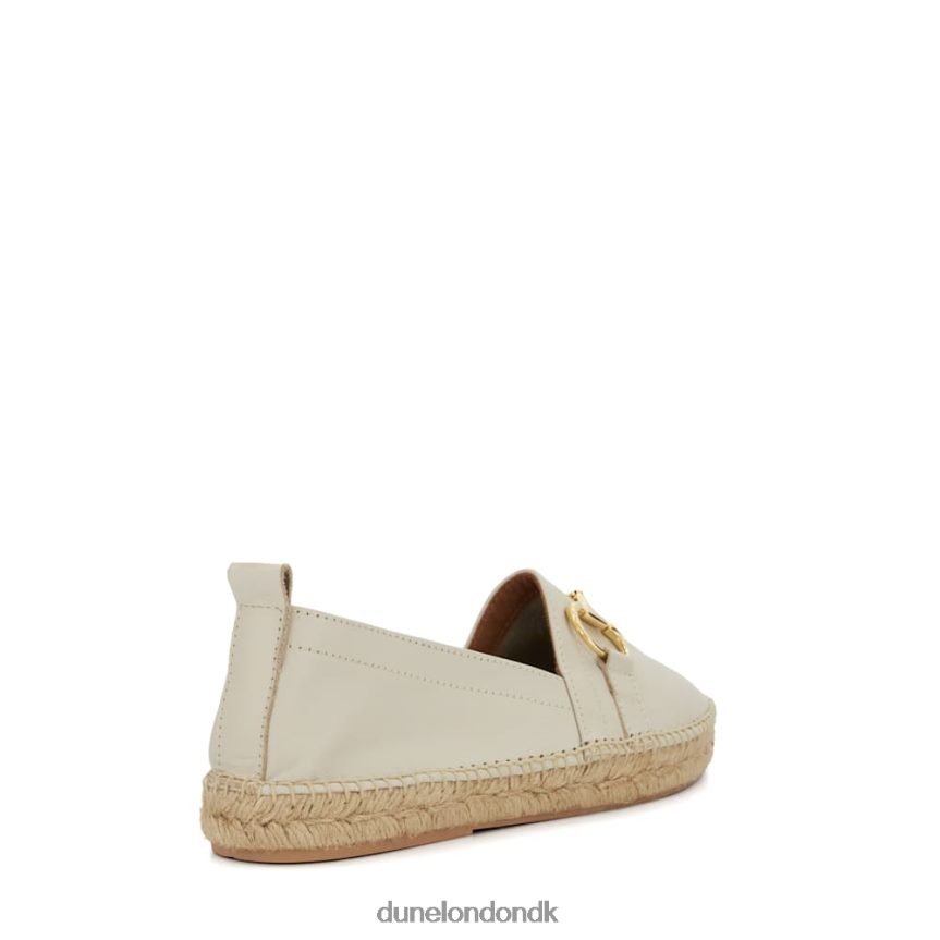 guavaer flade espadriller med snaffeltrim Dune London Kvinder hvid NXB060444