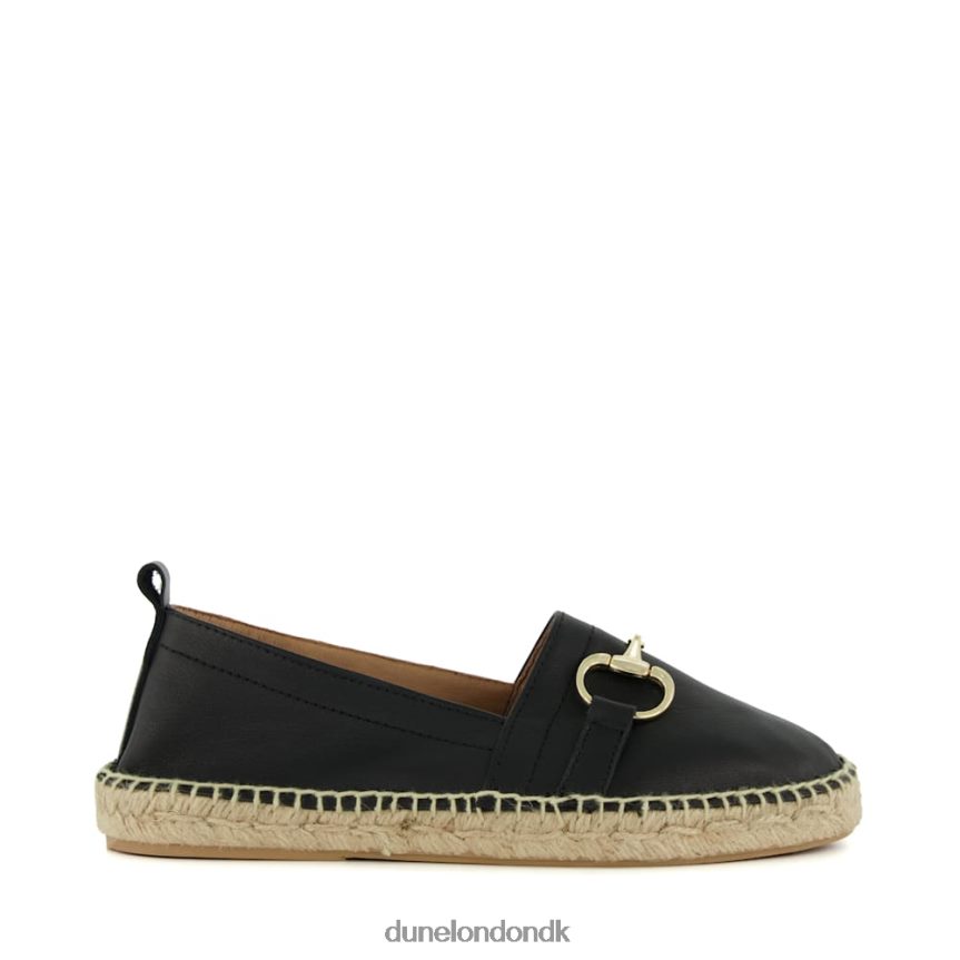 guavaer flade espadriller med snaffeltrim Dune London Kvinder sort NXB060443