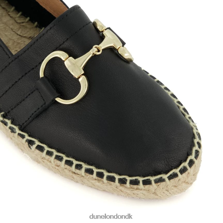 guavaer flade espadriller med snaffeltrim Dune London Kvinder sort NXB060443