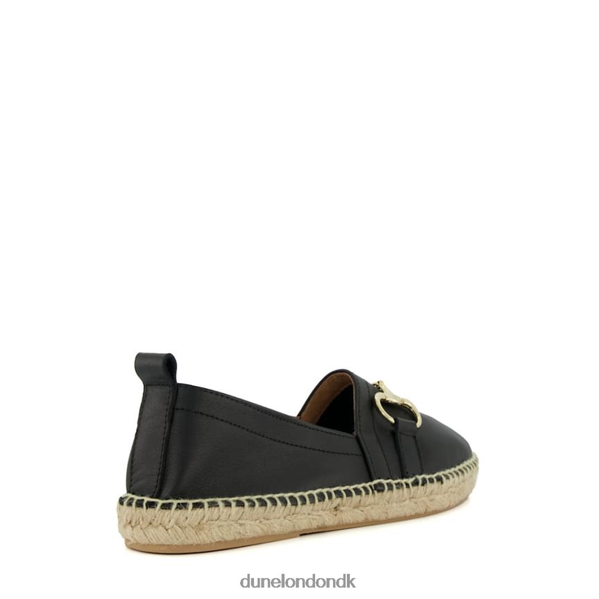 guavaer flade espadriller med snaffeltrim Dune London Kvinder sort NXB060443