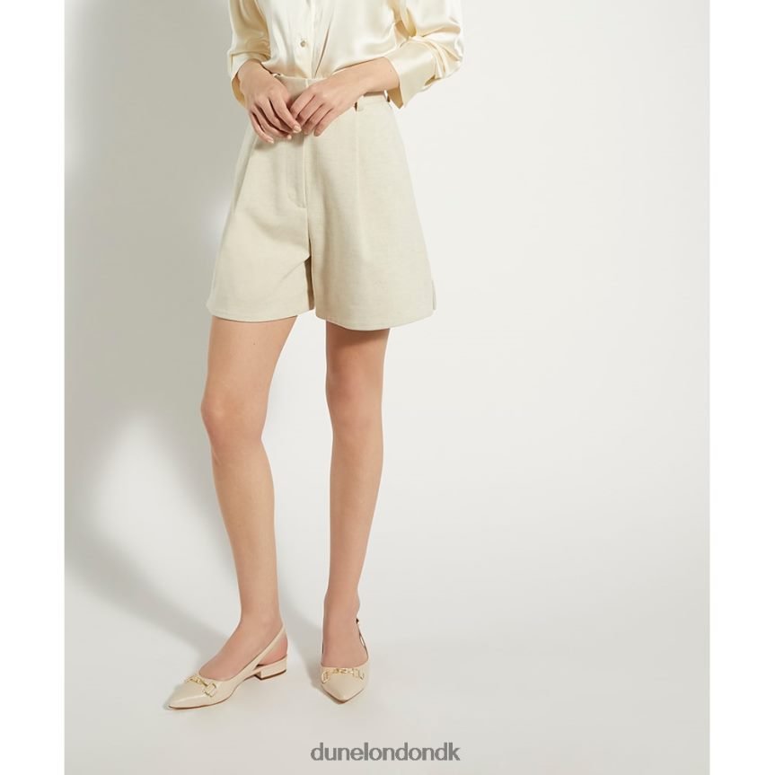 håbefuld snaffle-trim flade slingback pumper Dune London Kvinder ecru NXB060584