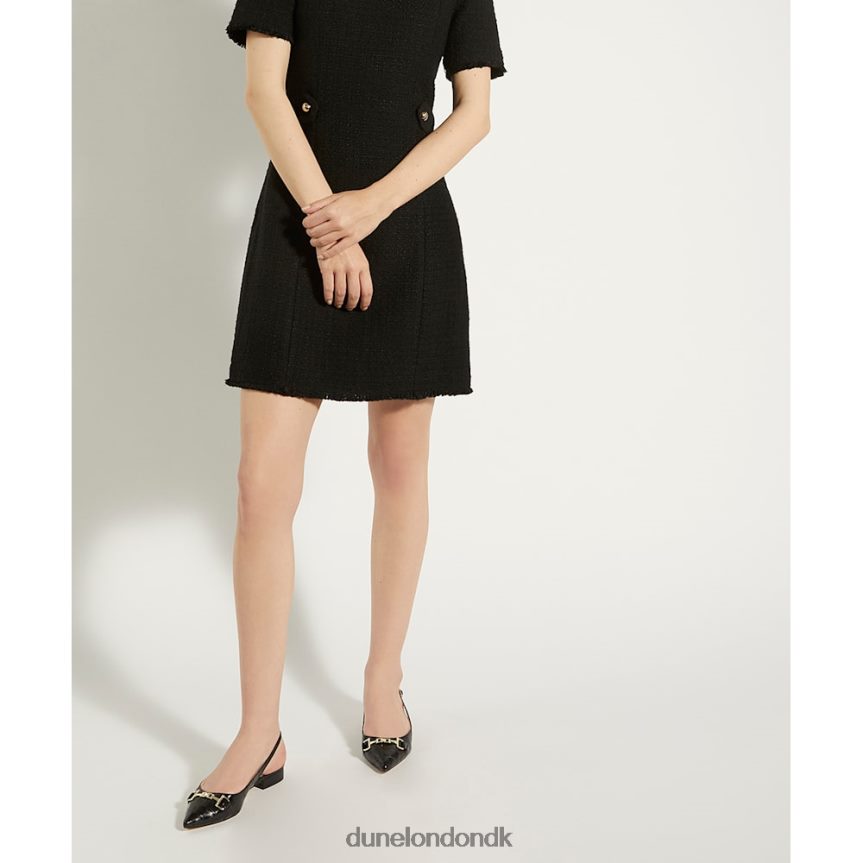 håbefuld snaffle-trim flade slingback pumper Dune London Kvinder sort NXB060540