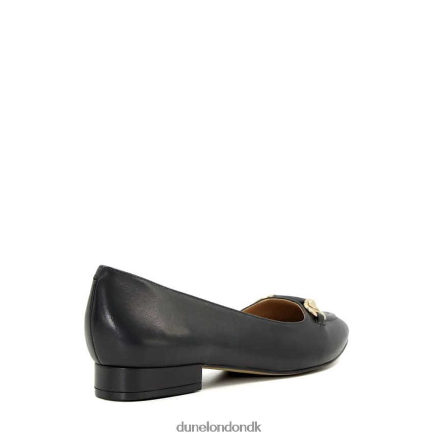 hippie balletpumper i læder Dune London Kvinder sort NXB060541