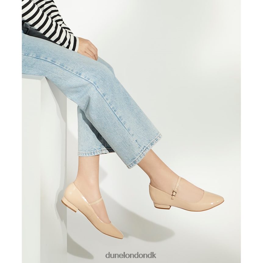 hipplie mary jane-sko i lak Dune London Kvinder rødme NXB06098