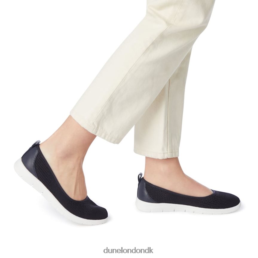 og eliza slip på pumpen Dune London Kvinder flåde NXB060622