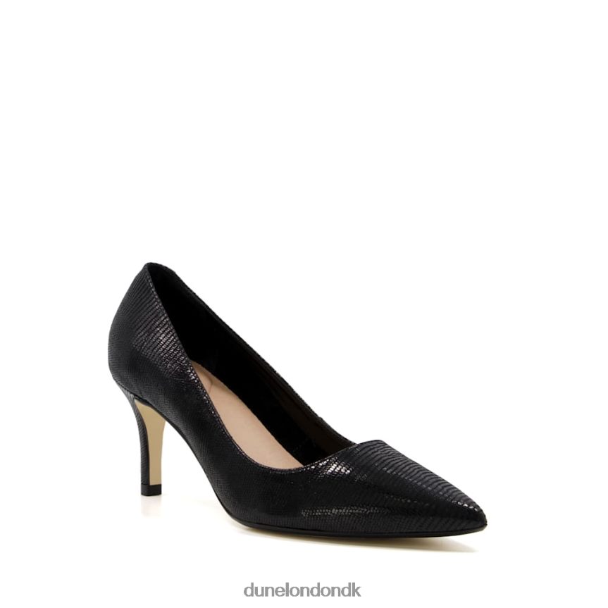 andina uforet komfort punkt midt hæl domstol Dune London Kvinder sort NXB060506