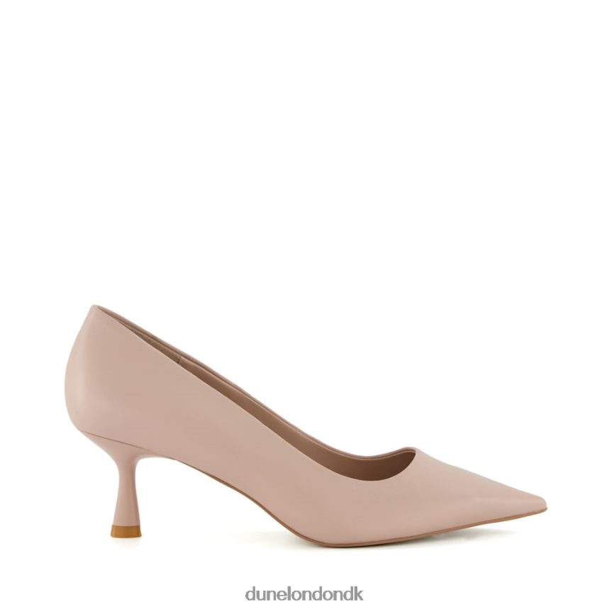 angelina banesko i læder med bred pasform Dune London Kvinder rødme NXB06083