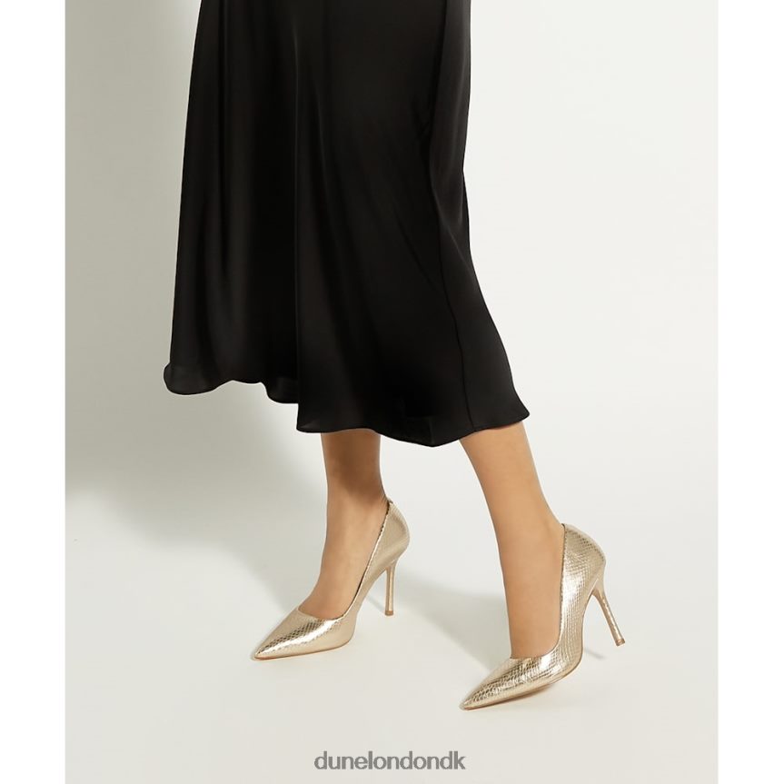 bento croc court hæle Dune London Kvinder guld NXB06058