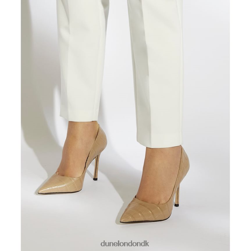 bento croc court hæle Dune London Kvinder taupe NXB060559