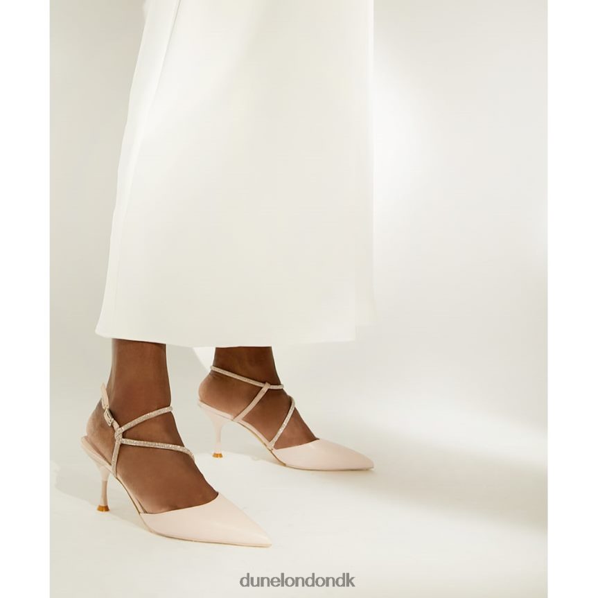 carlota banesko med diamantrem og hæl Dune London Kvinder ecru NXB060238