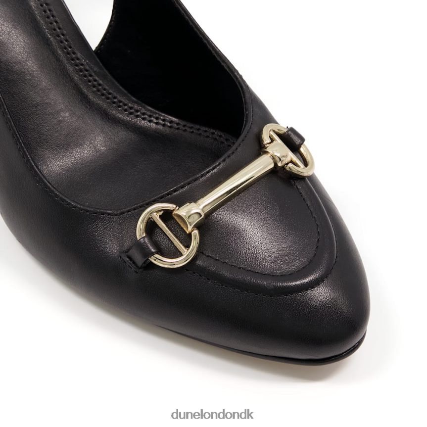 cassie vid pasform sling-back banesko Dune London Kvinder sort NXB060564