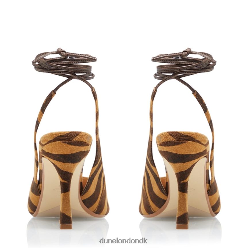 cirque ankel tie domstol sko Dune London Kvinder zebra NXB060514