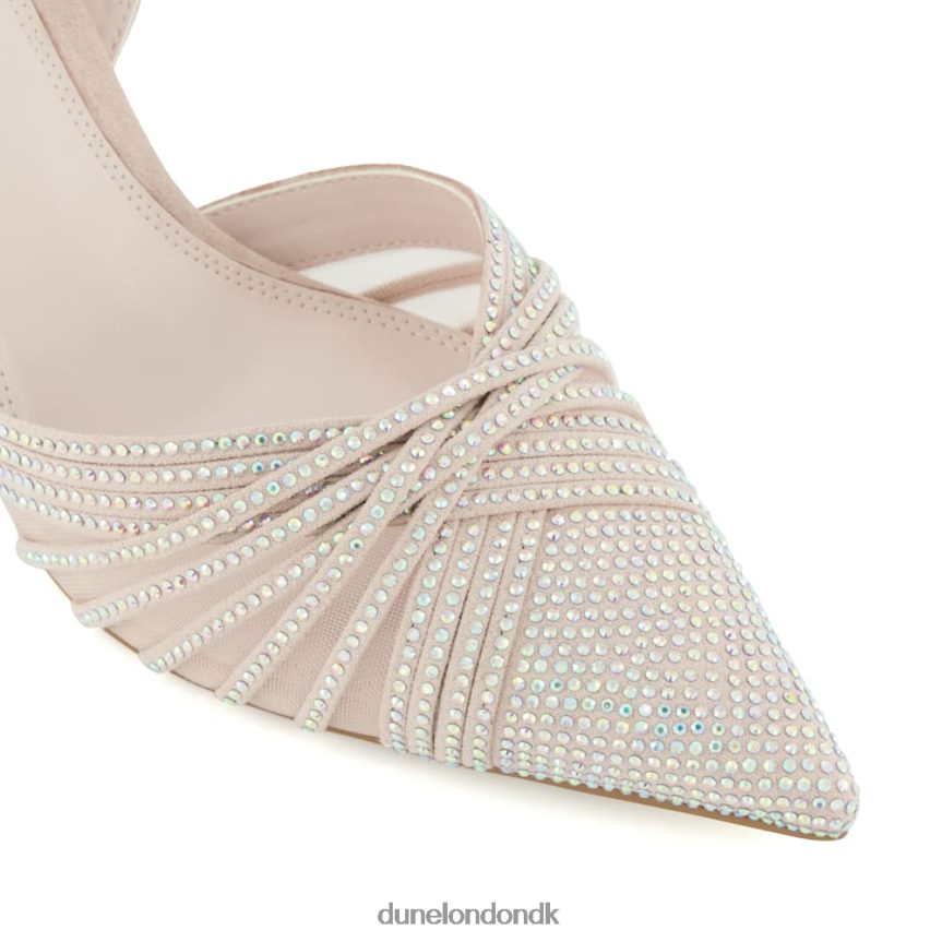 cloudia slingback banesko i diamantmesh Dune London Kvinder nøgen NXB06029