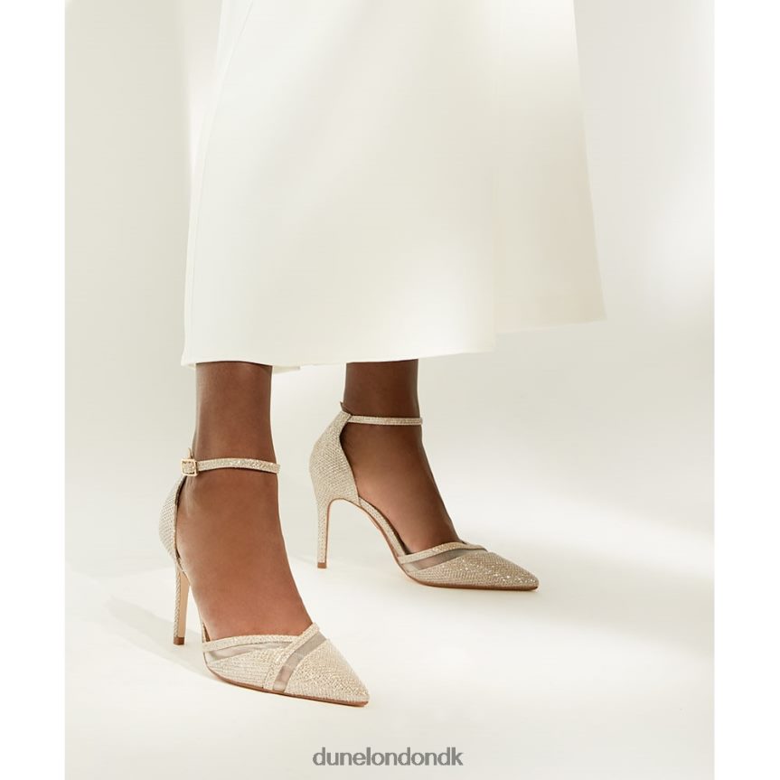 dekan banesko med metalliske hæle Dune London Kvinder guld NXB060488