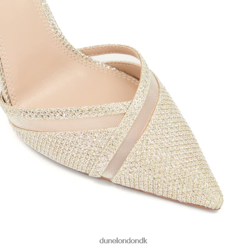 dekan banesko med metalliske hæle Dune London Kvinder guld NXB060488