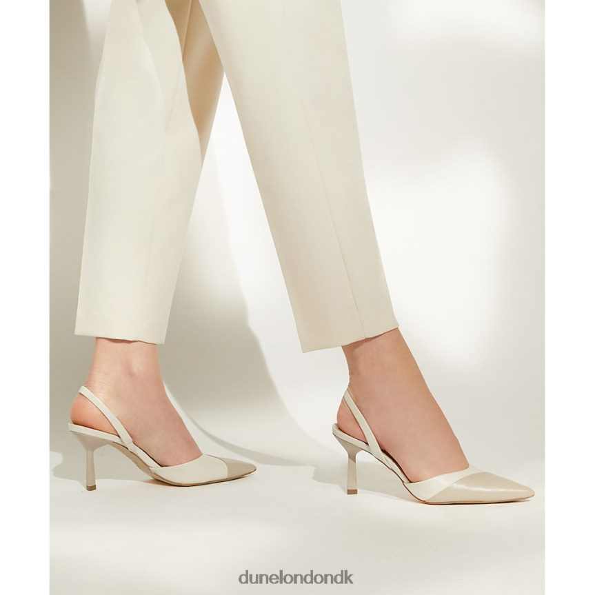 kampagne slingback banesko Dune London Kvinder ecru NXB060467