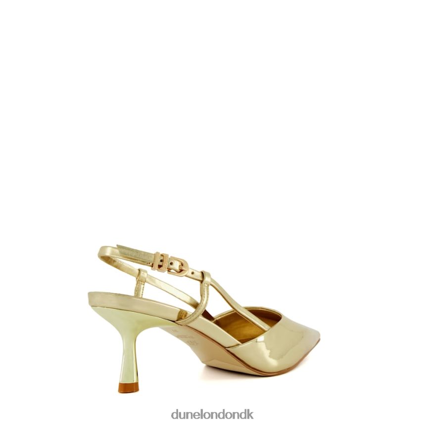 klassificere flare-hæl slingback banesko Dune London Kvinder guld NXB060455