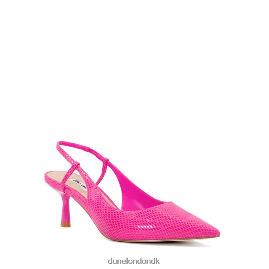 klip flare-hæl slingback banesko Dune London Kvinder lyserød NXB060487