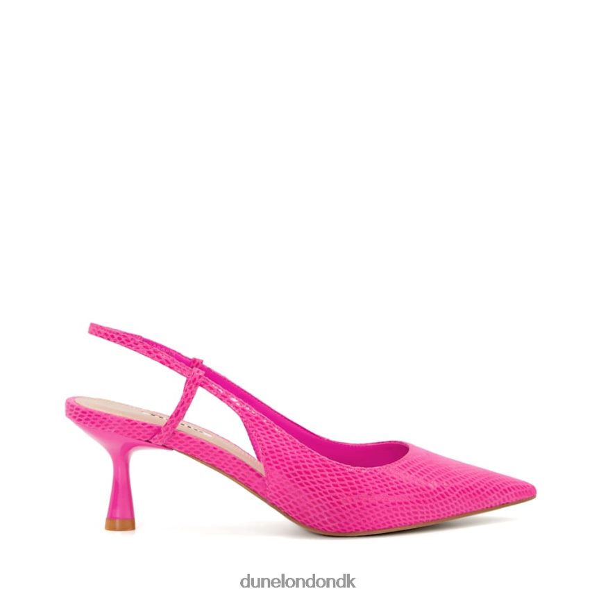 klip flare-hæl slingback banesko Dune London Kvinder lyserød NXB060487