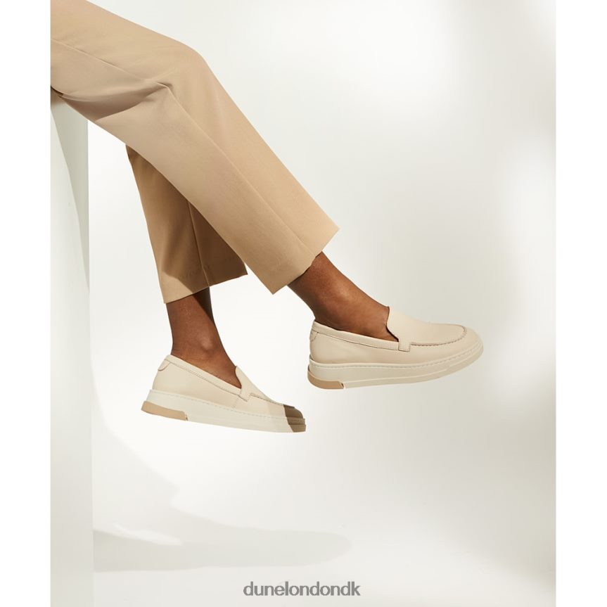 frembringe loafers med kilehæl Dune London Kvinder off white NXB060553