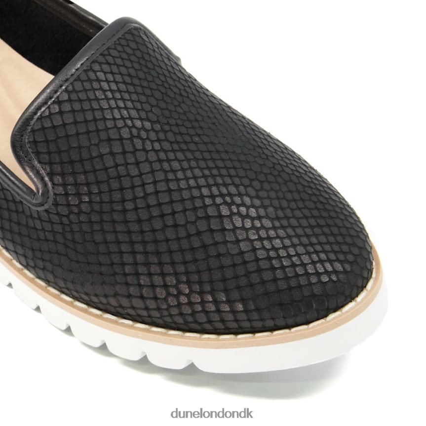 galjon sportsloafer med tryk Dune London Kvinder sort NXB060624