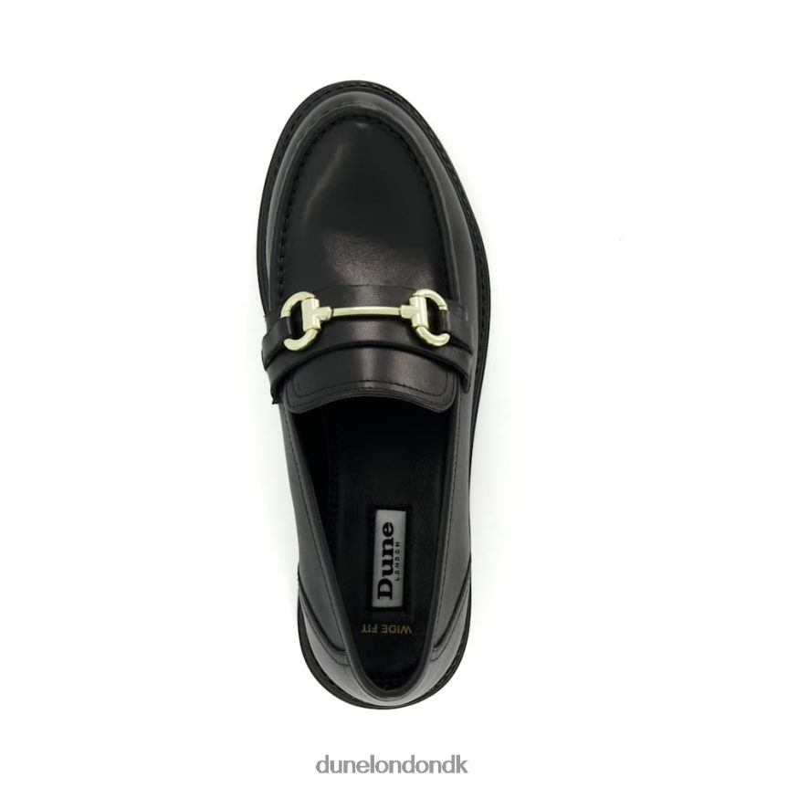 gallagher chunky snaffle-trim loafers med bred pasform Dune London Kvinder sort NXB060156