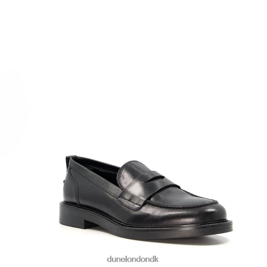 geeno minimalistiske penny loafers Dune London Kvinder sort NXB060324