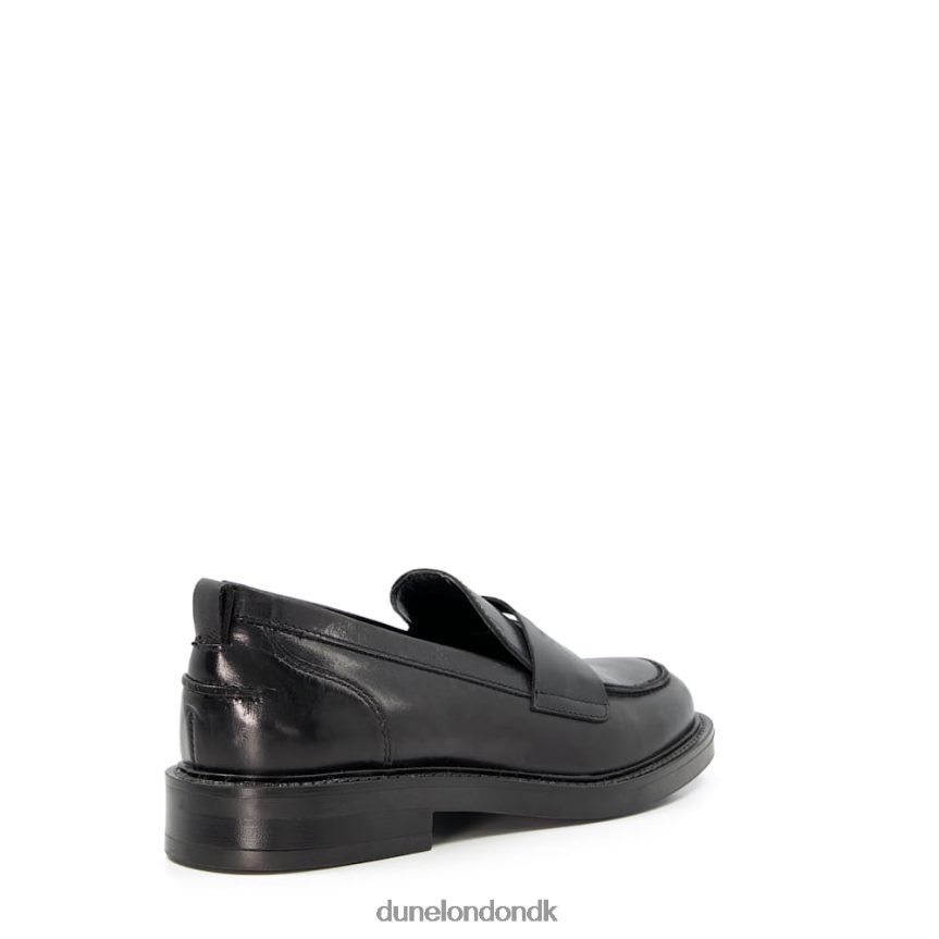 geeno minimalistiske penny loafers Dune London Kvinder sort NXB060324
