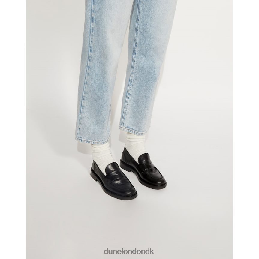 geeno minimalistiske penny loafers Dune London Kvinder sort NXB060324