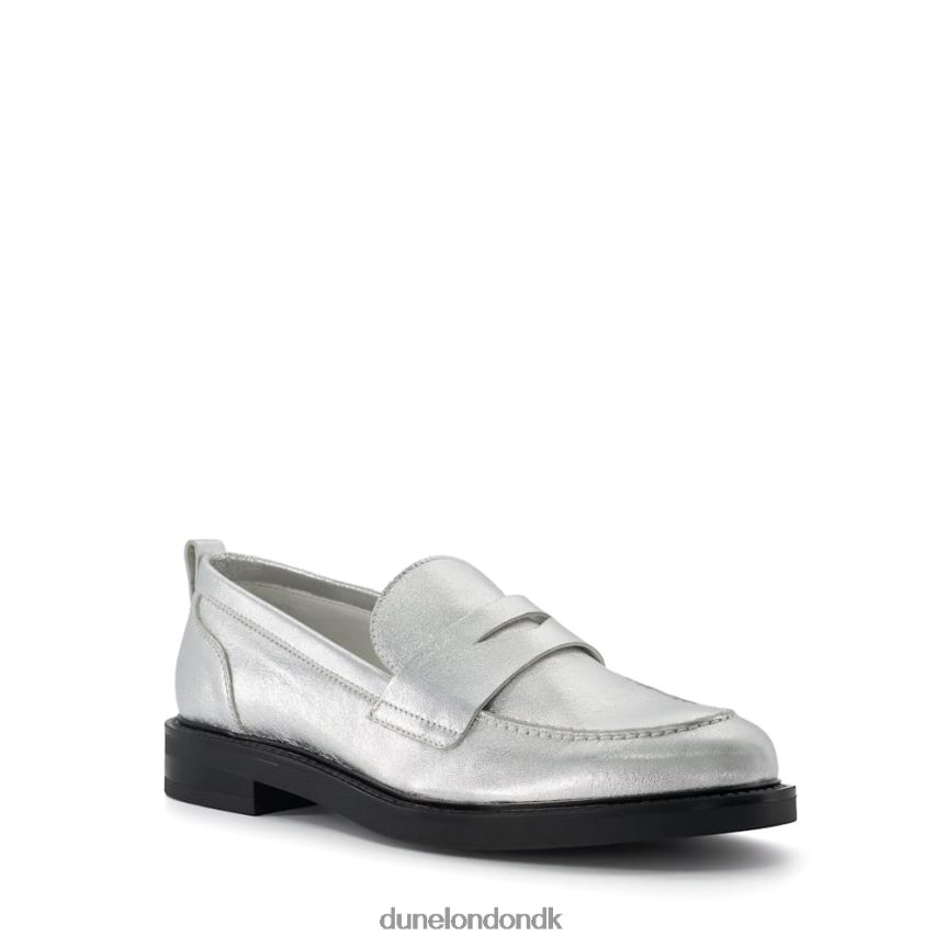 geeno penny loafers Dune London Kvinder sølv NXB06021