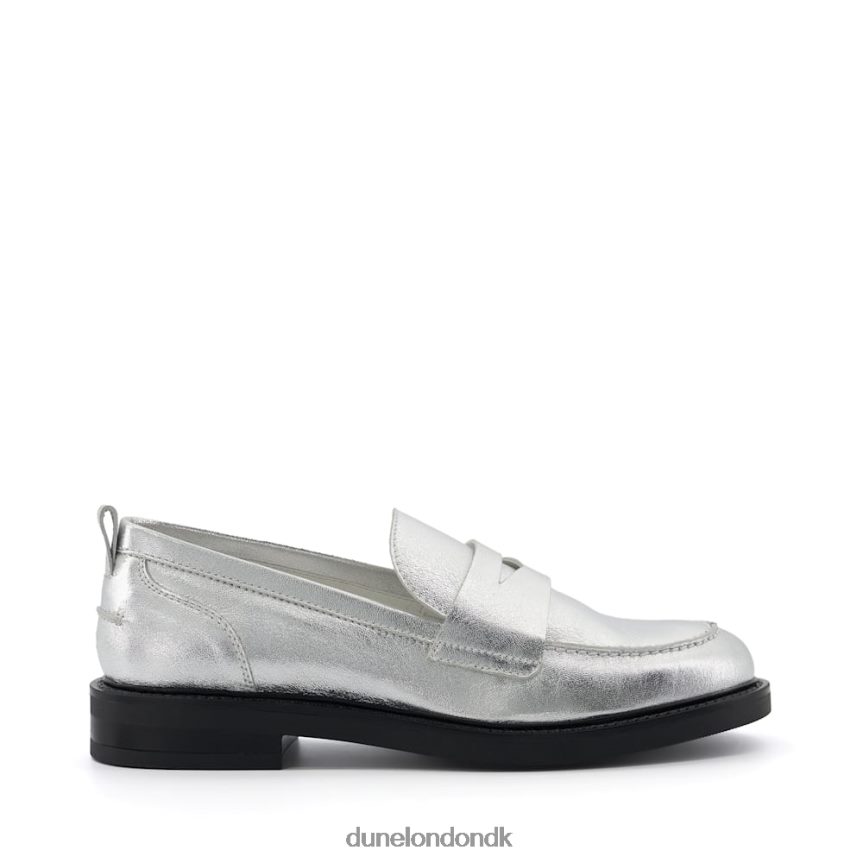 geeno penny loafers Dune London Kvinder sølv NXB06021