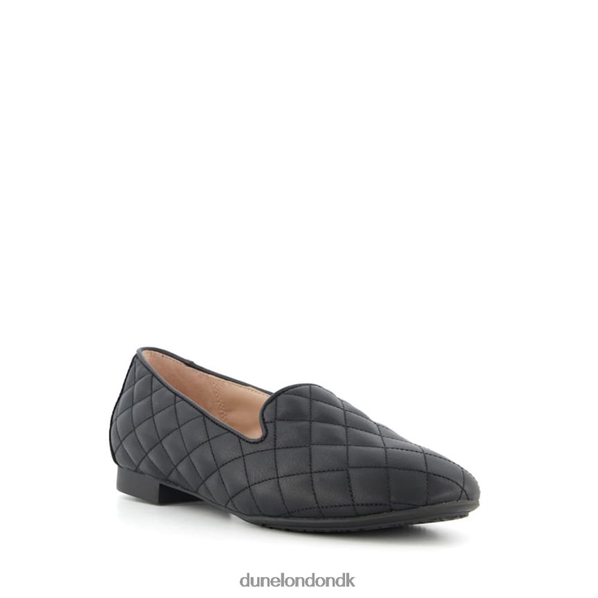 genevie quiltede loafers Dune London Kvinder sort NXB060669