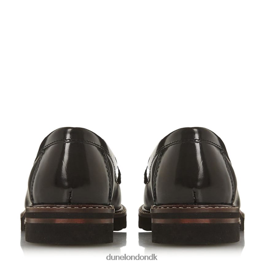 gennia tekstureret kvast loafer Dune London Kvinder sort NXB060660