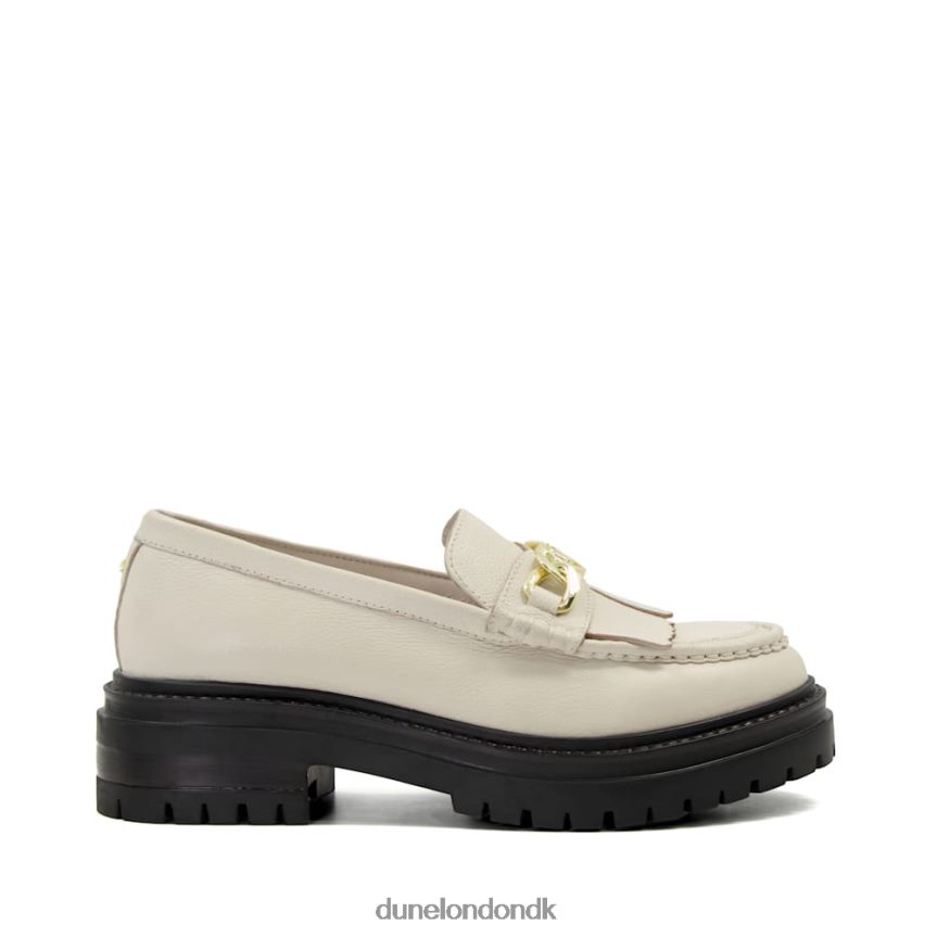 georgiana kæde-kvast-detalje chunky loafers Dune London Kvinder ecru NXB060477