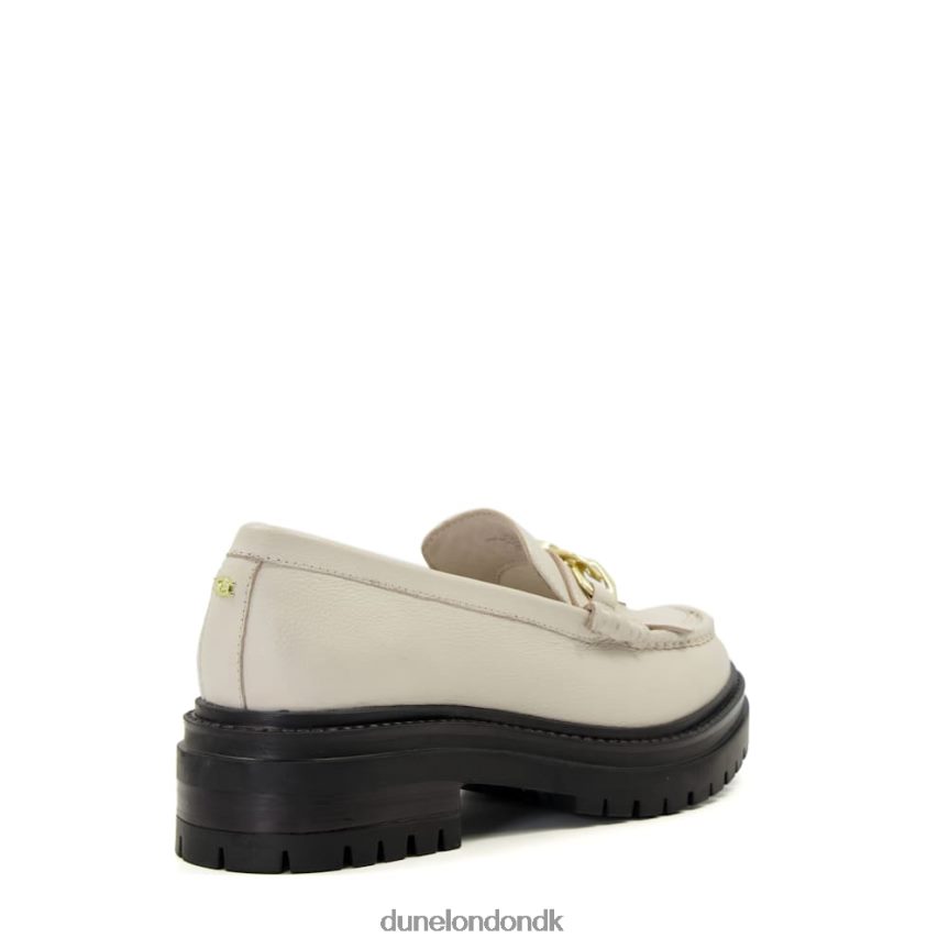 georgiana kæde-kvast-detalje chunky loafers Dune London Kvinder ecru NXB060477