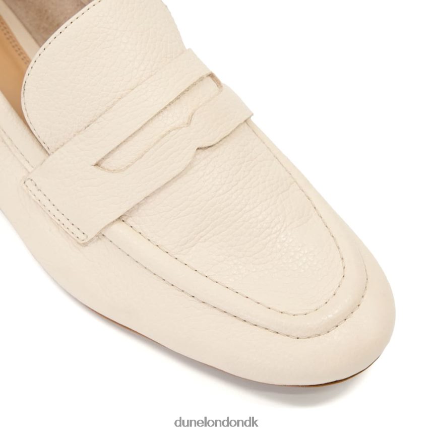 gianetta flade penny loafers Dune London Kvinder ecru NXB060589