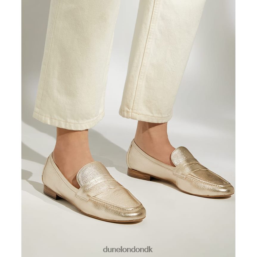gianetta flade penny loafers Dune London Kvinder guld NXB060482