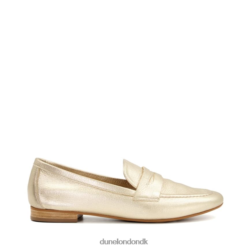 gianetta flade penny loafers Dune London Kvinder guld NXB060482