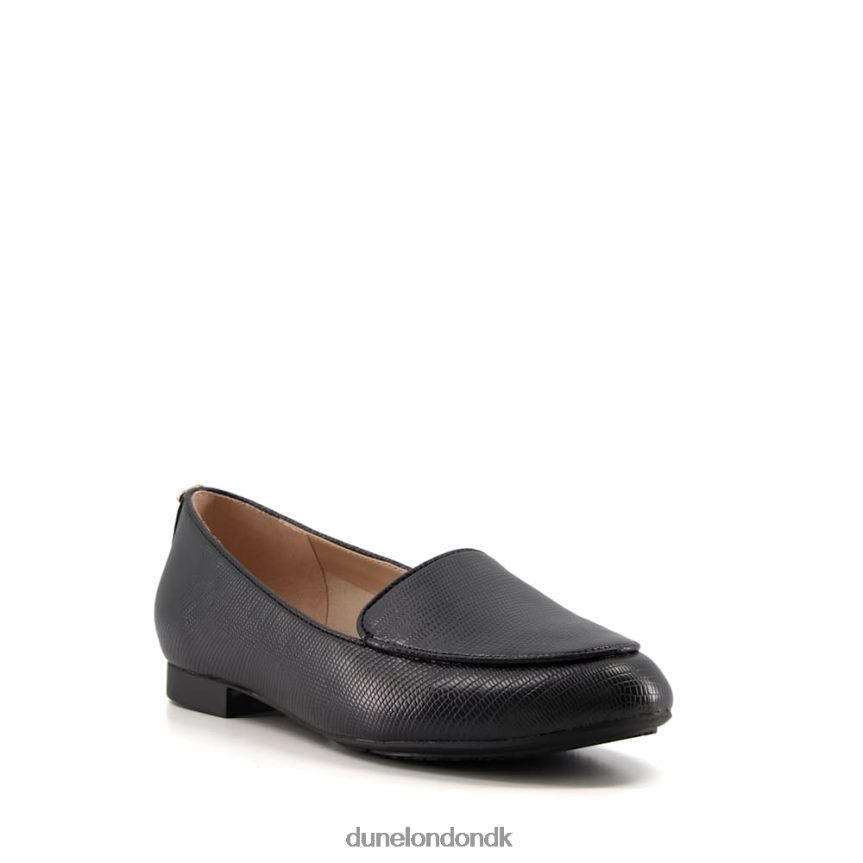 giovana teksturerede loafers Dune London Kvinder sort NXB060617