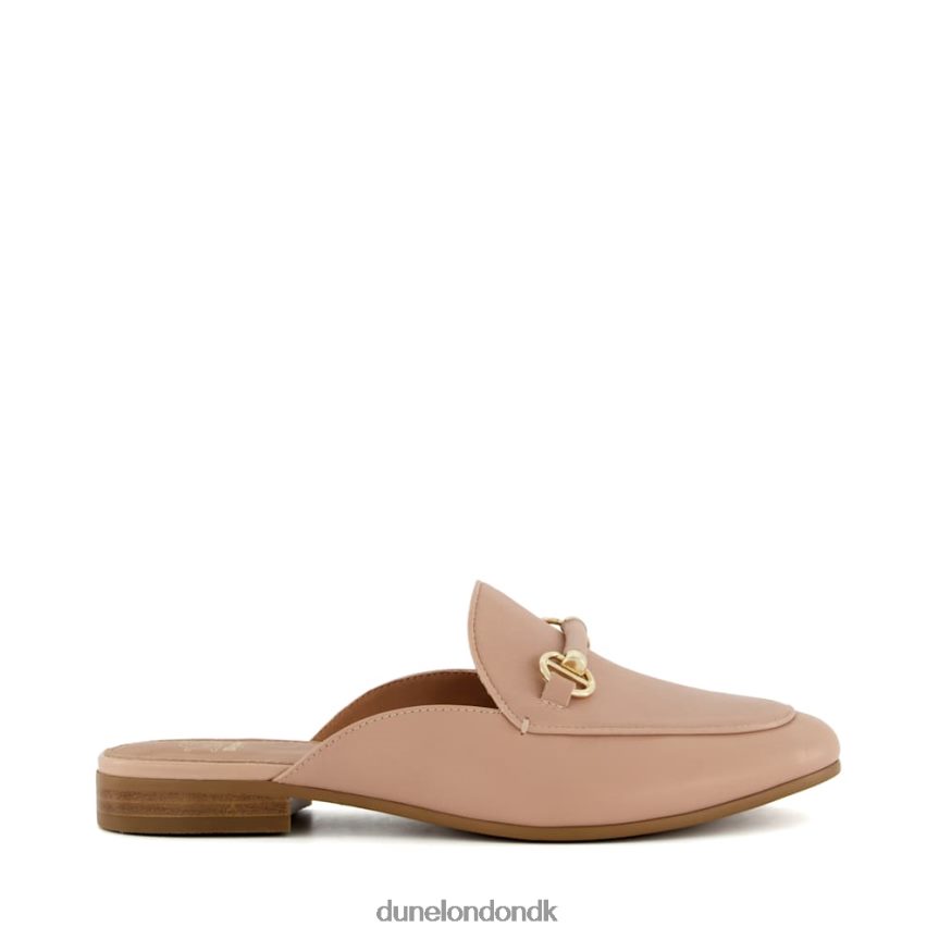 glødede snaffel-trim rygløs loafer Dune London Kvinder rødme NXB060432
