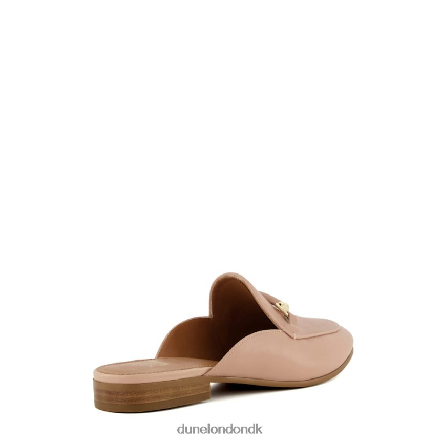 glødede snaffel-trim rygløs loafer Dune London Kvinder rødme NXB060432