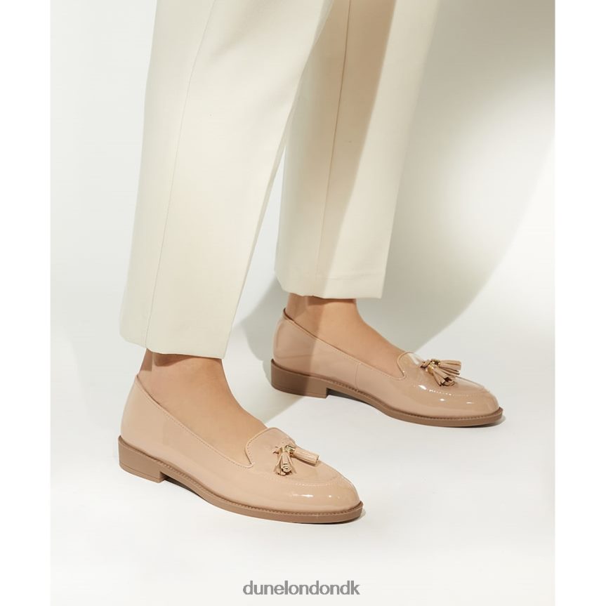 global loafers i læder med kvaster Dune London Kvinder rødme NXB060130