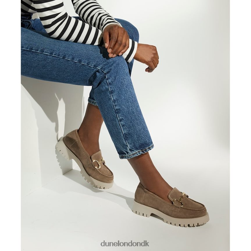 stirrede chunky snaffle-trim loafers Dune London Kvinder karamel NXB060110