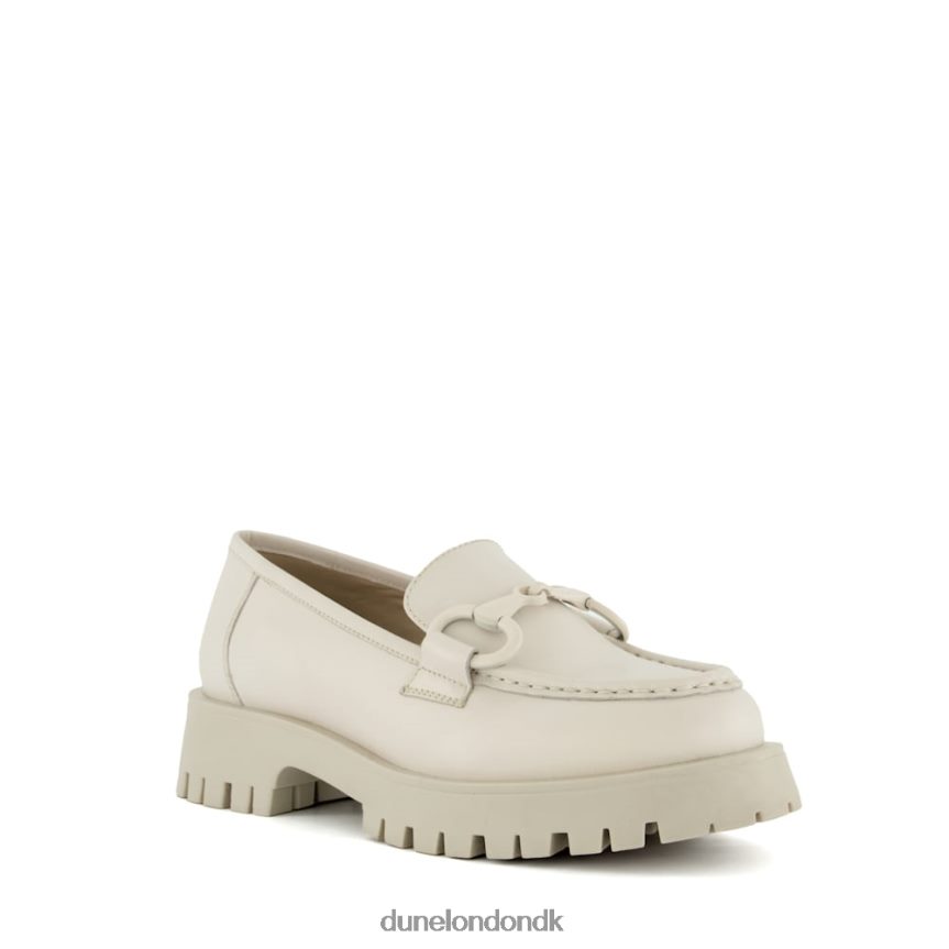 stirrede chunky snaffle-trim loafers Dune London Kvinder off white NXB060457