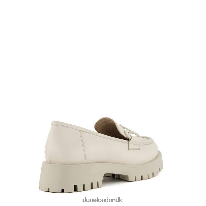 stirrede chunky snaffle-trim loafers Dune London Kvinder off white NXB060457