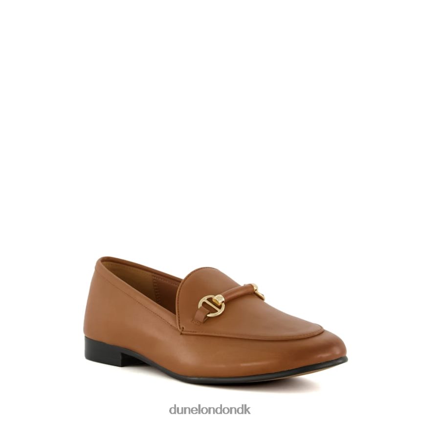 storhed loafers med bred pasform med snaffle trim Dune London Kvinder tan NXB060104